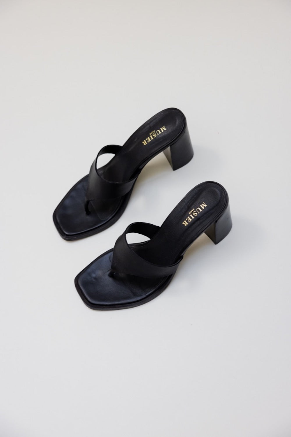 Emi Mules | Black | Stock NZ | MUSIER PARIS NZ | Black Box Boutique Auckland | Womens Fashion NZ