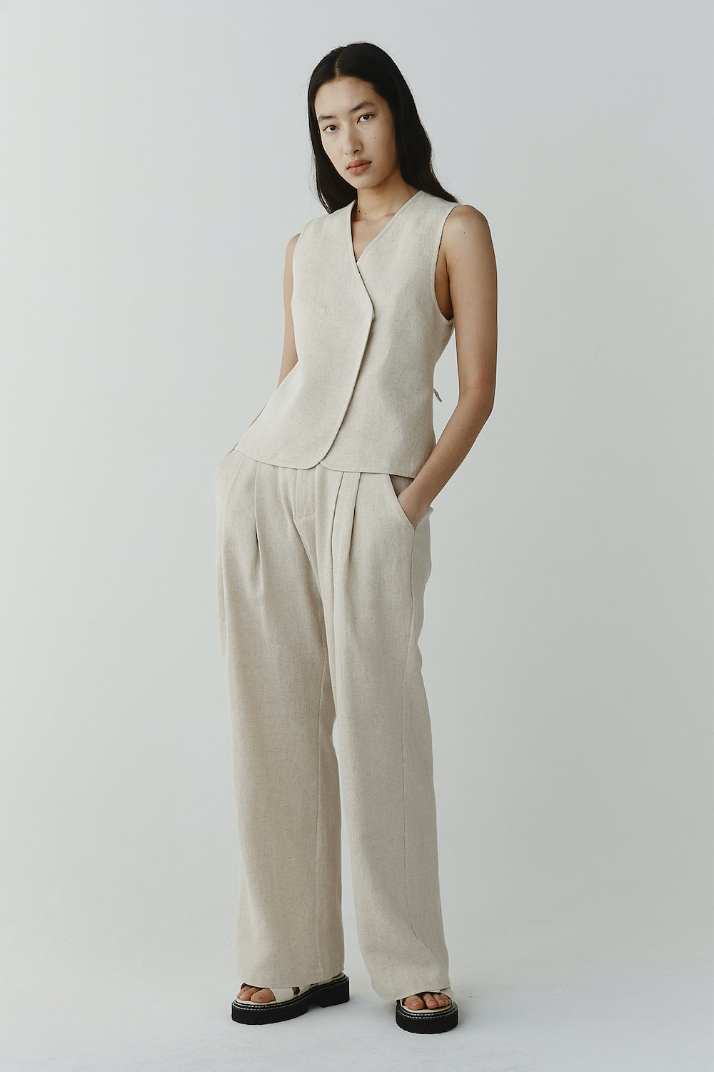 Percy Waistcoat | Birch | Stock NZ | MARLE NZ | Black Box Boutique Auckland | Womens Fashion NZ