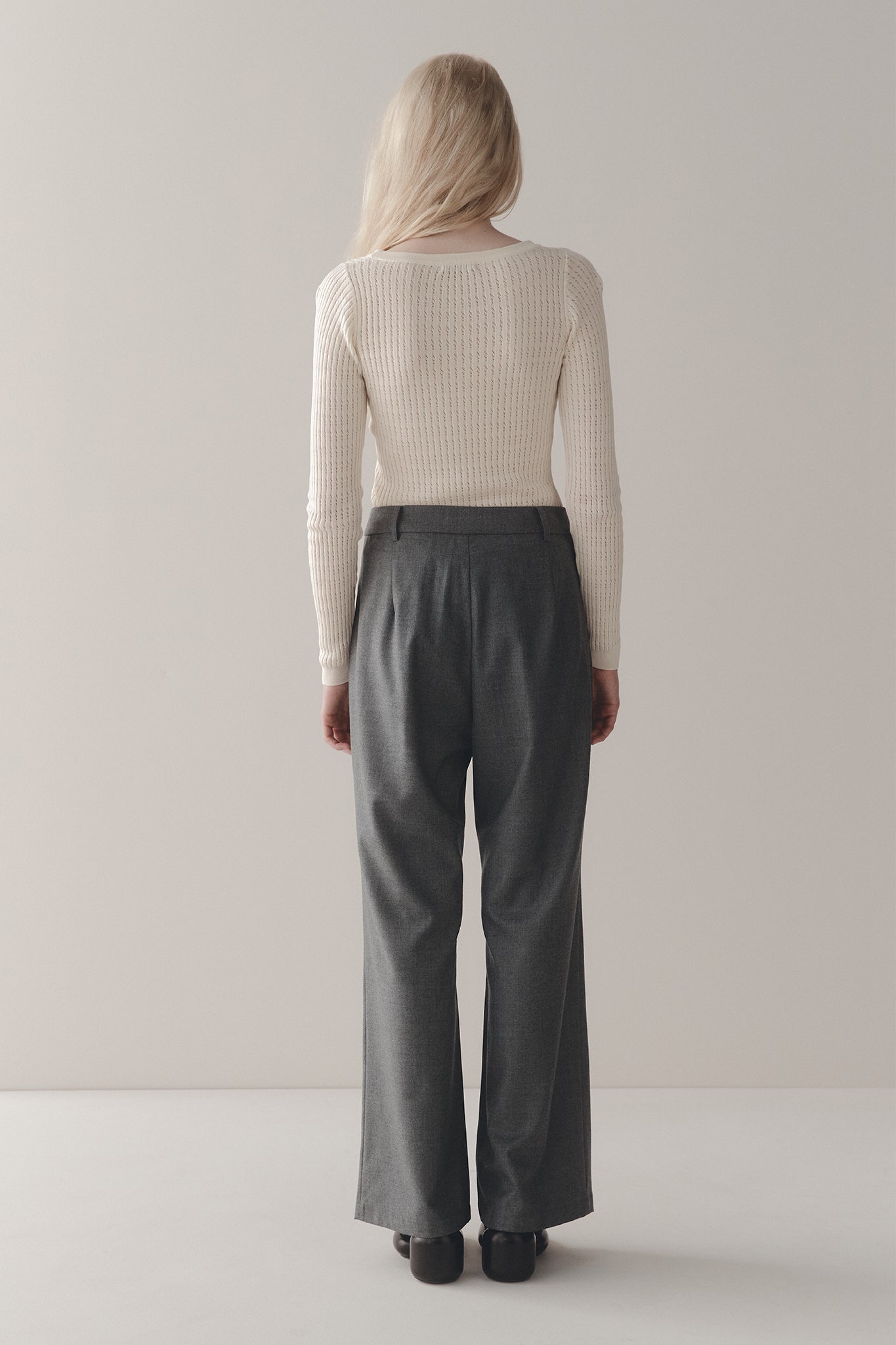 WILLOW PANT | ROCK/WOOL