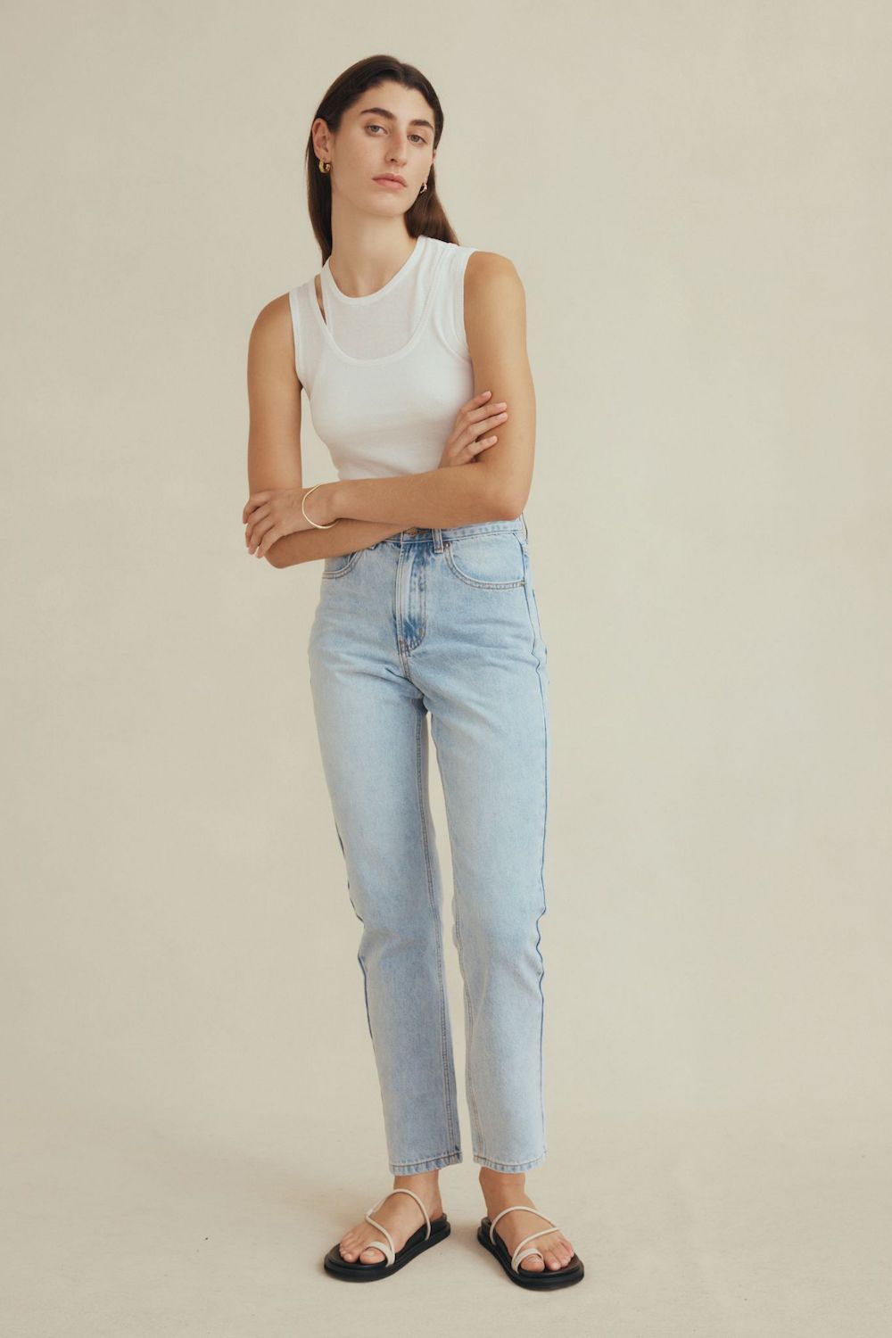 Straight Leg Jean | Blue | Stock NZ | MARLE NZ | Black Box Boutique Auckland | Womens Fashion NZ