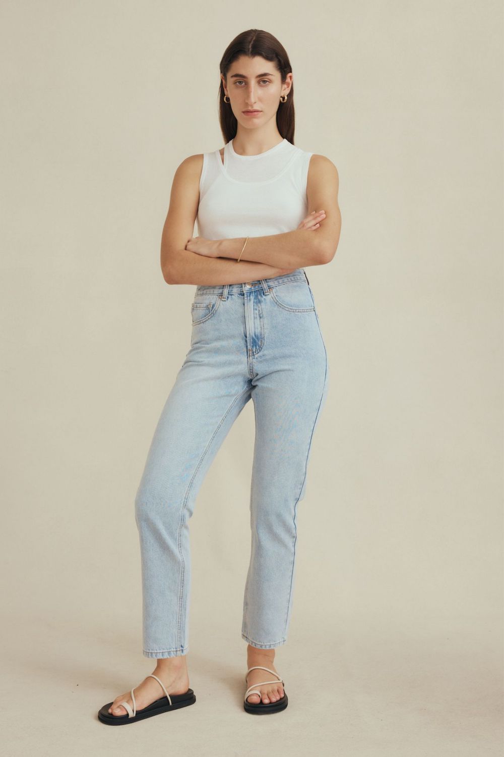 Straight Leg Jean | Blue | Stock NZ | MARLE NZ | Black Box Boutique Auckland | Womens Fashion NZ