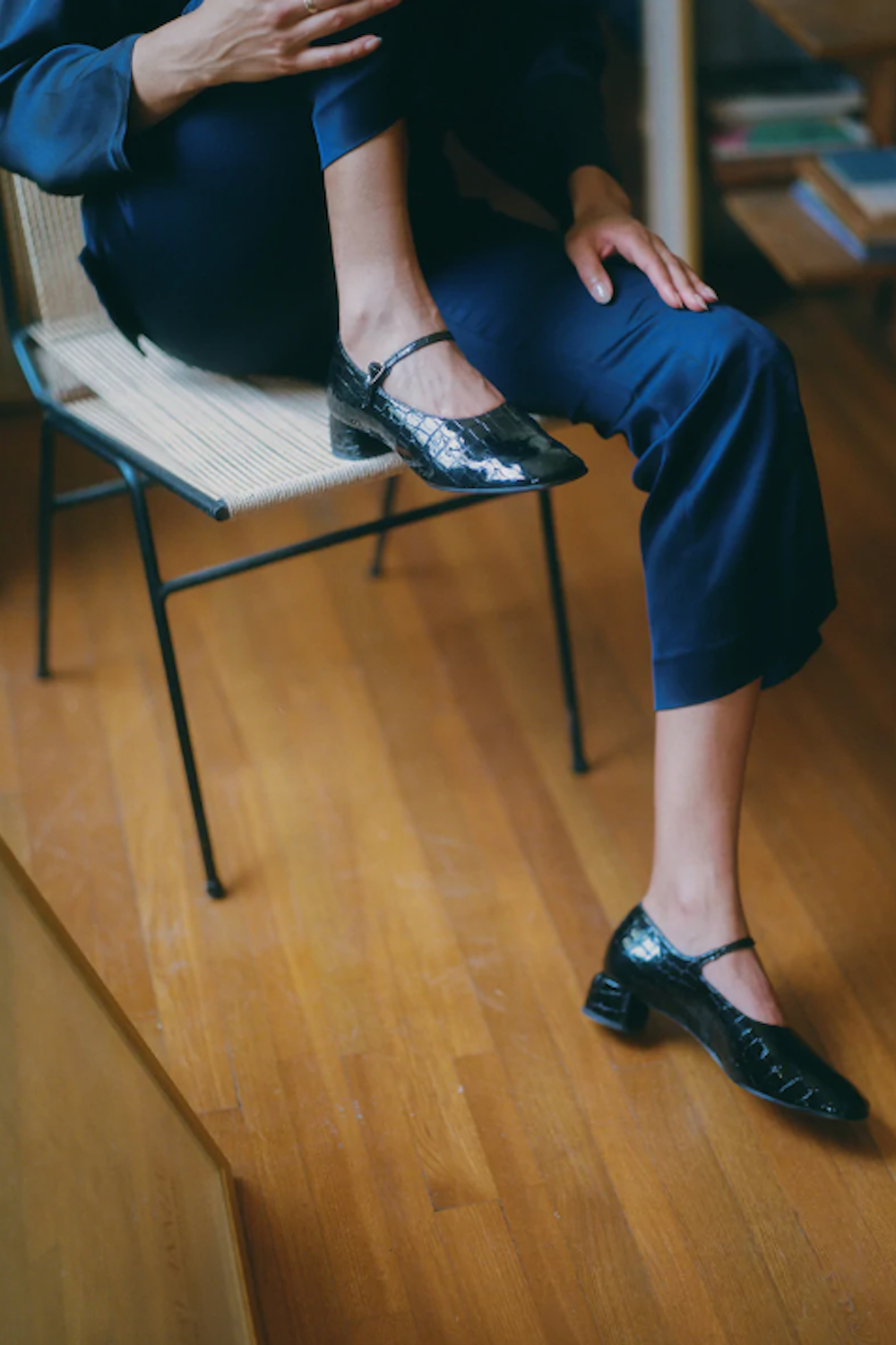 Ema Mary Jane | Black Patent Croc | Stock NZ | LOQ NZ | Black Box Boutique Auckland | Womens Fashion NZ