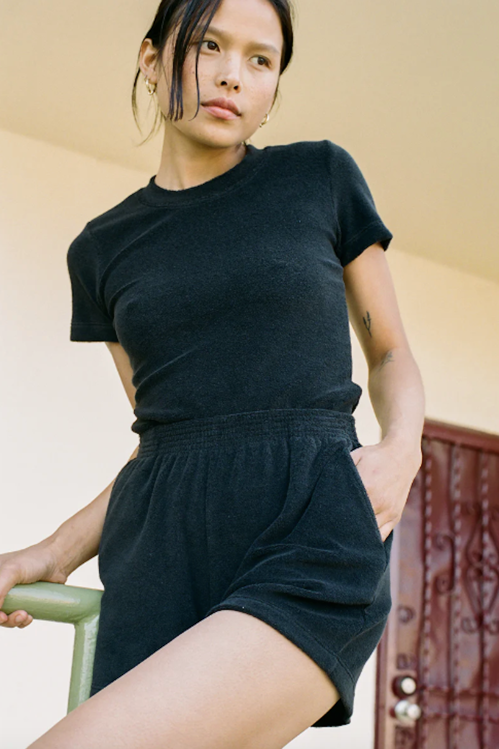 Terry Port Short | Black | Stock NZ | GIL RODRIGUEZ NZ | Black Box Boutique Auckland | Womens Fashion NZ