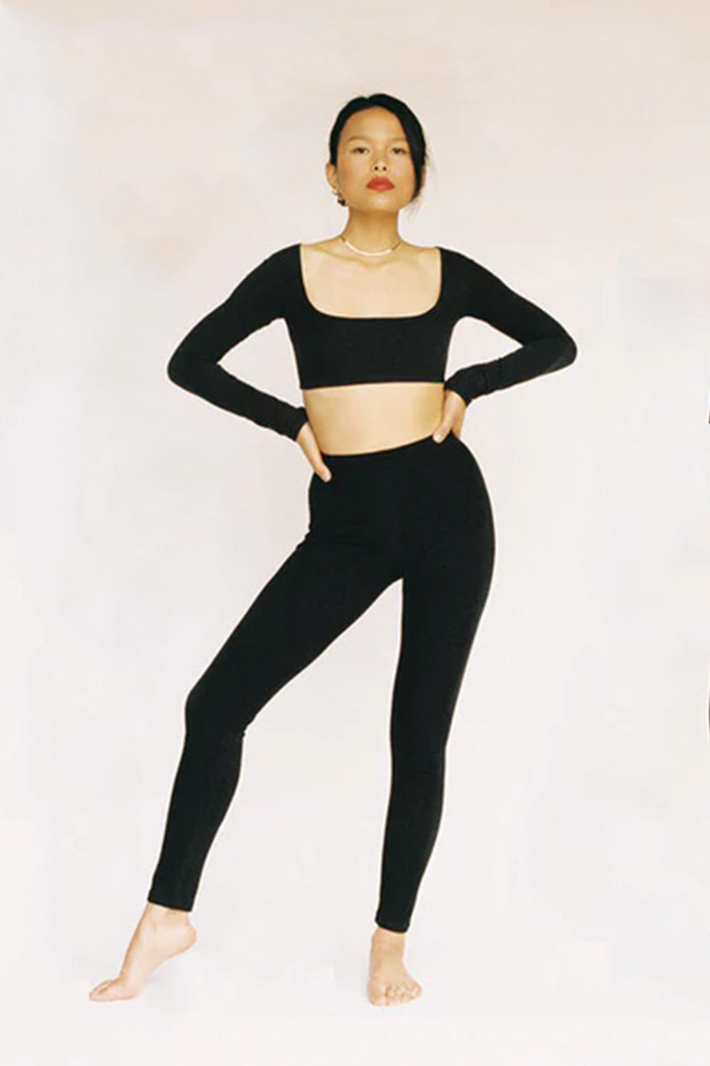 EL Tigre Chiquito LS CROP TOP | Black | Stock NZ | GIL RODRIGUEZ NZ | Black Box Boutique Auckland | Womens Fashion NZ