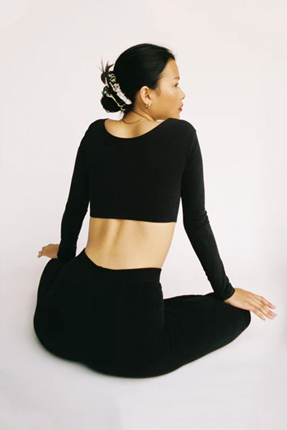 EL Tigre Chiquito LS CROP TOP | Black | Stock NZ | GIL RODRIGUEZ NZ | Black Box Boutique Auckland | Womens Fashion NZ