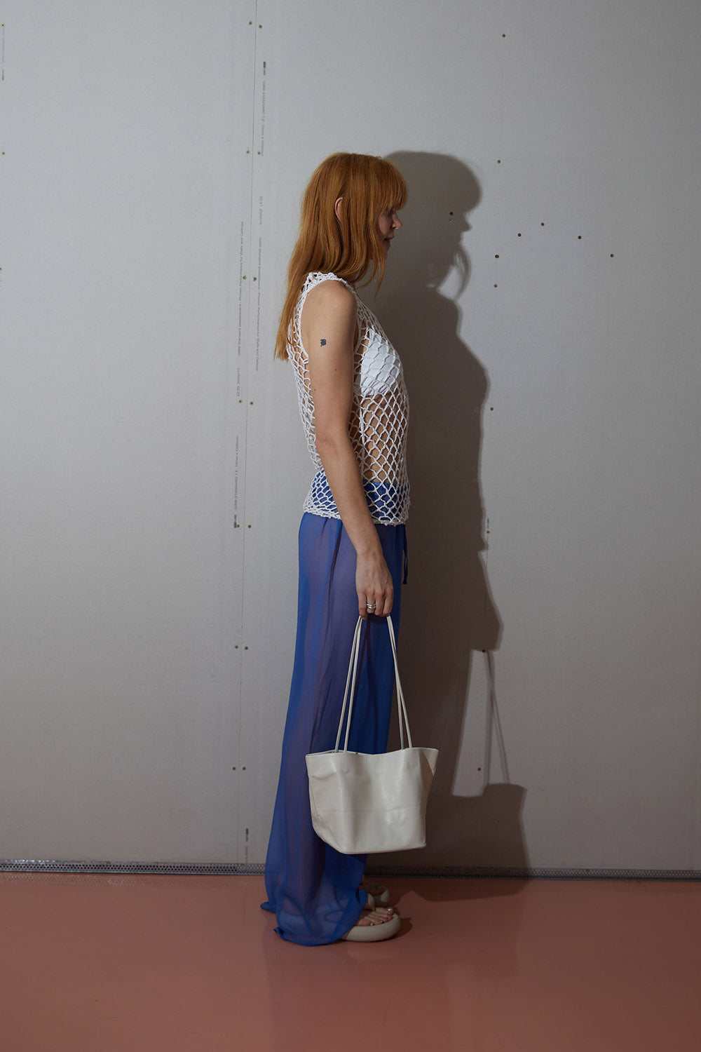 Silk Crinkle Pant | Denim | Stock NZ | PECCHENINO NZ | Black Box Boutique Auckland | Womens Fashion NZ