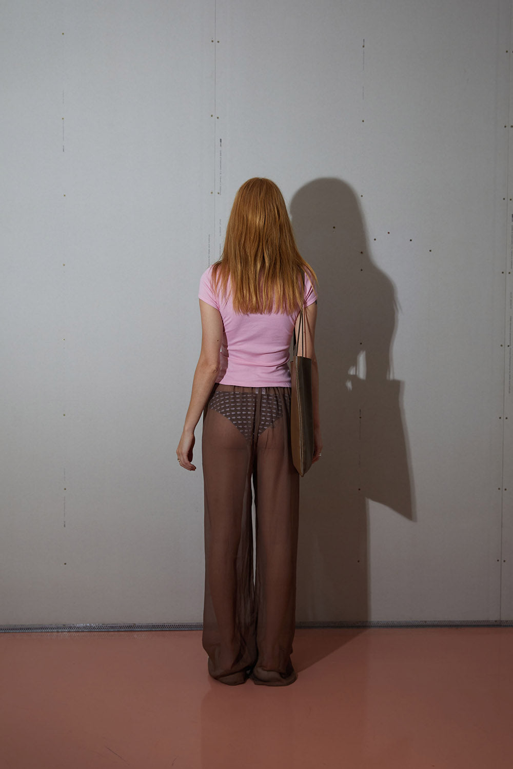 Silk Crinkle Pant | Coffee | Stock NZ | PECCHENINO NZ | Black Box Boutique Auckland | Womens Fashion NZ
