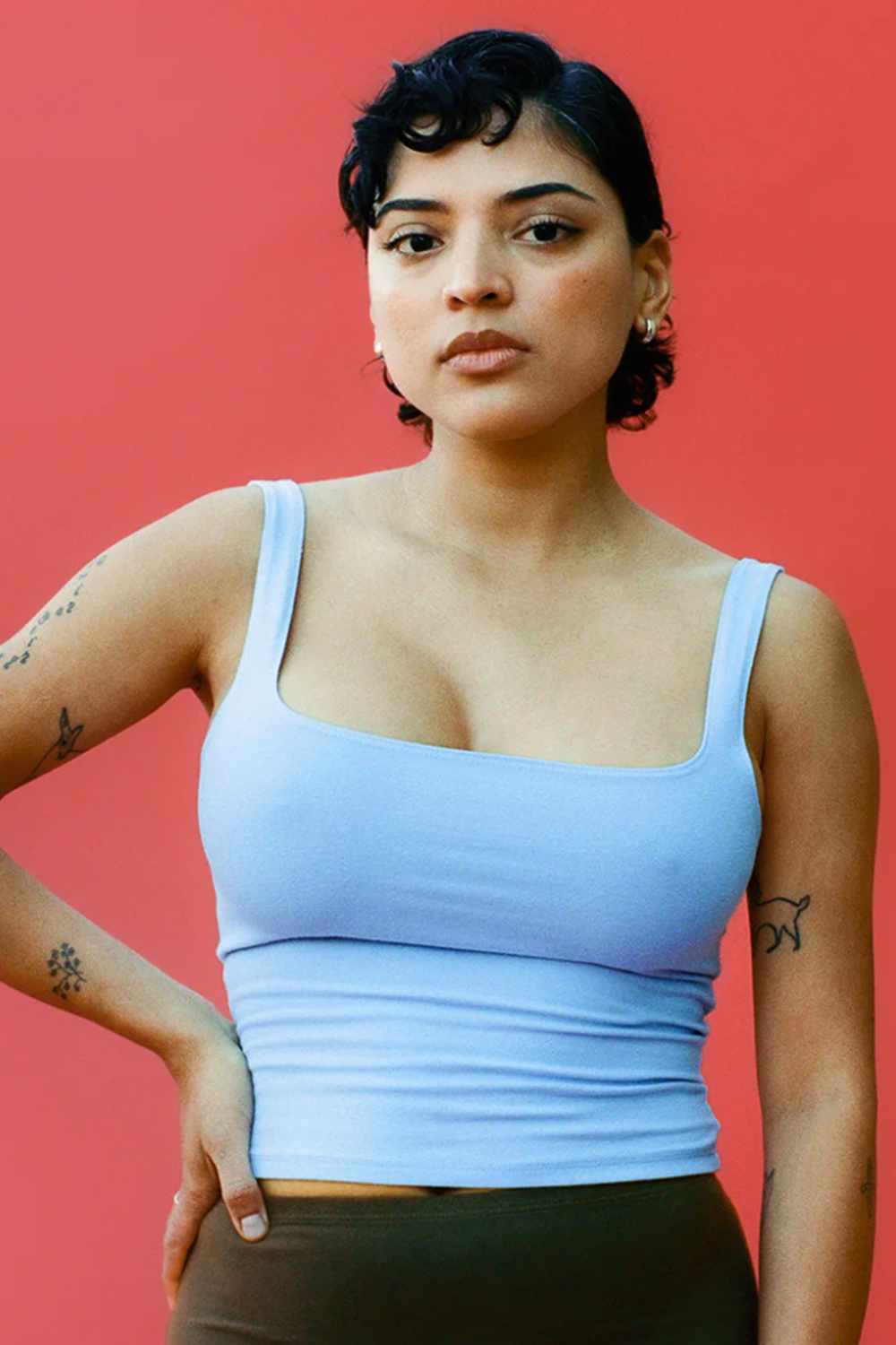 MATISSE SCOOPED TANK | BABY BLUE