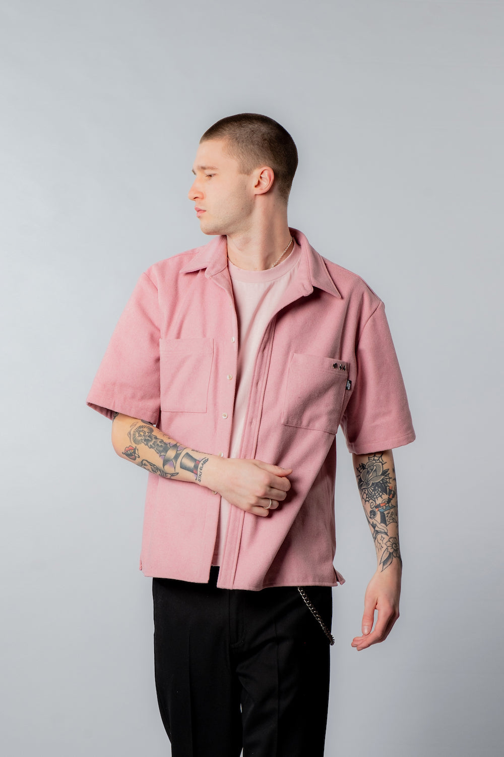 SS Over Shirt | Pink | Stock NZ | BEACH BRAINS NZ | Black Box Boutique Auckland | Womens Fashion NZ