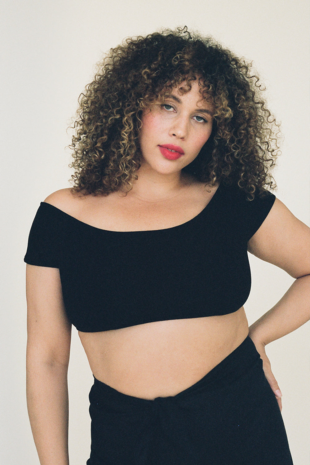 Salinas Crop Top | Black | Stock NZ | GIL RODRIGUEZ NZ | Black Box Boutique Auckland | Womens Fashion NZ