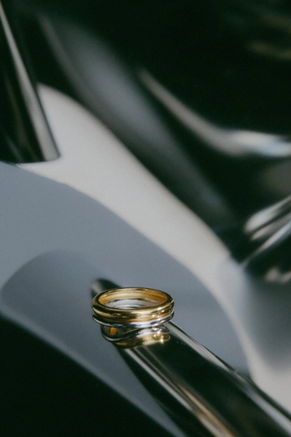 Two Toned Curve Ring | Gold and Silver | Stock NZ | BRIE LEON NZ | Black Box Boutique Auckland | Womens Fashion NZ